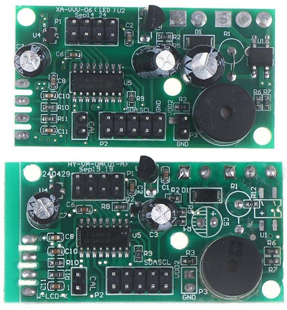 HUXUAN Miniatur-Elektronikwaage Motherboard mit LED-LCD-Anzeige, Leiterplatte in Grün - Bild 1