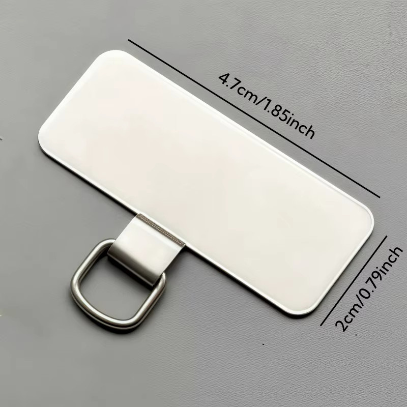 Universal Metall Telefon Lanyard Dichtung Patch Set für Handy Sling Seil und Kartenclip, Ultra Dünn - Bild 5