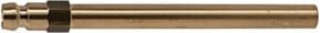Riegler Stecknippel-Rohr DN 6 aus Messing in Gold, Rohr-Außendurchmesser: 10 mm, SW 11, Länge: 63 mm - Bild 1