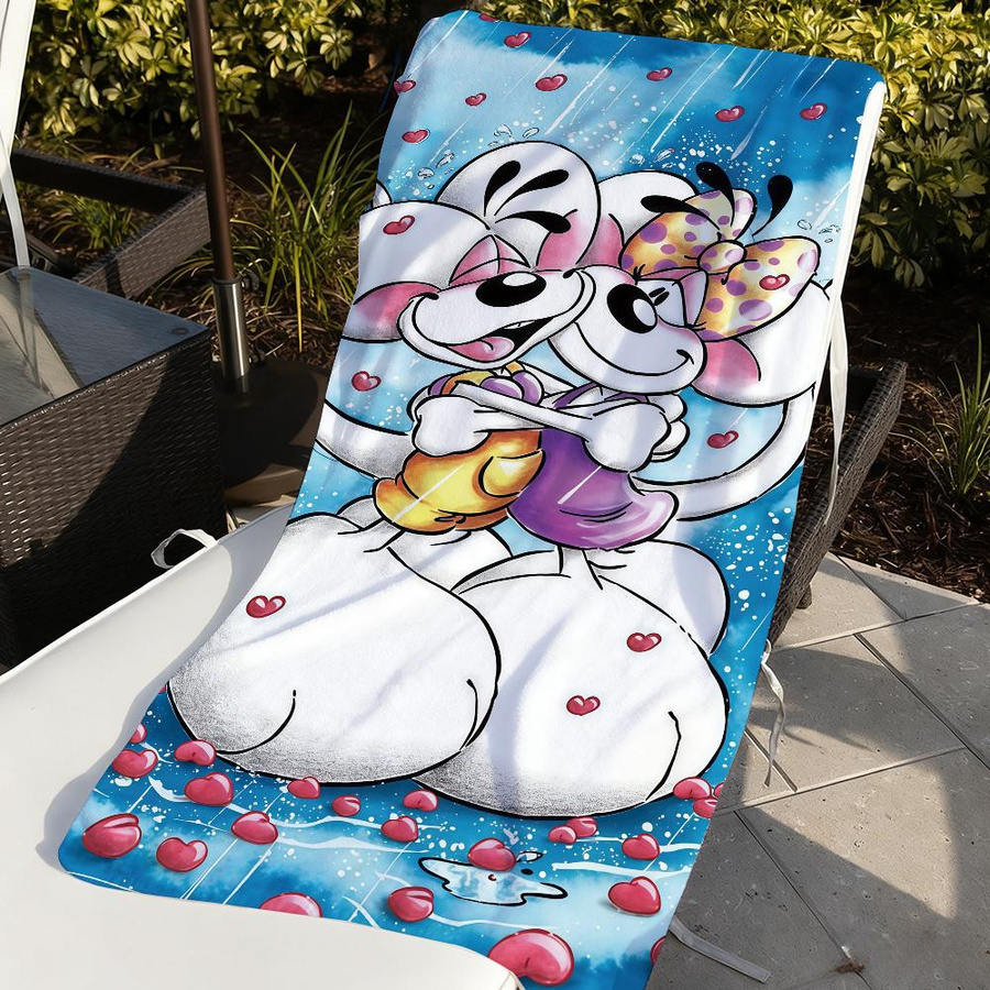 Diddl Cartoon Ratte Maus Handtuch von JMG Household Supplies, schnelltrocknend und sanddicht, Mehrfarbig, B x H: 40 x 70 cm - Bild 4