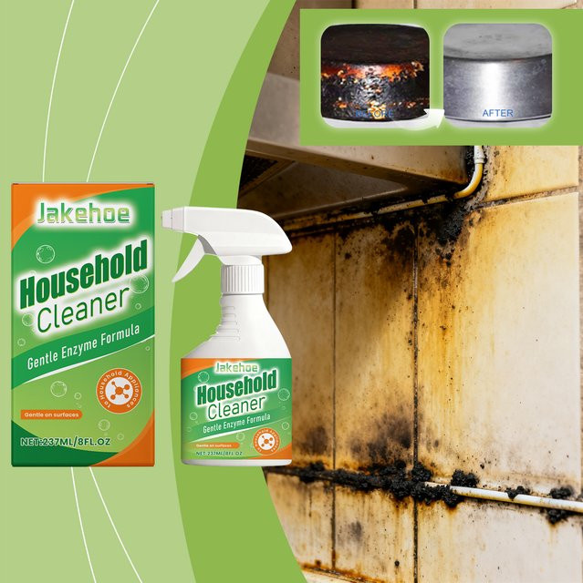 JAKEHOE Enzym-Haushaltsreiniger-Spray Bio-Enzymatischer Lipase-Fettlöser und Multiflächen-Fleckenentferner für Küchentisch und Geräte - Bild 1