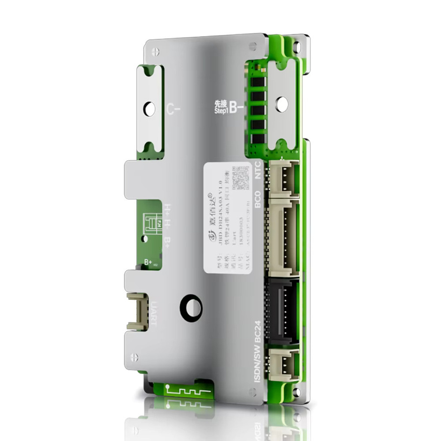 JBD Smart BMS DB24SA03 mit Bluetooth und UART-Heizung für LFP und NMC Batterien in Silber - Bild 2