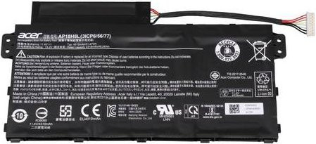 Acer Notebook-Akku KT.0030G.021 in Schwarz mit 11.40V und 4515 mAh - Bild 1