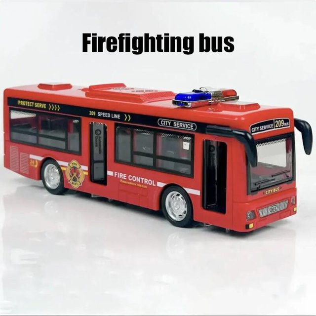 Kindersimulations-Busmodell, Sightseeing-Bus, mit Licht- und Soundeffekt, ab 4 Jahren - Bild 1