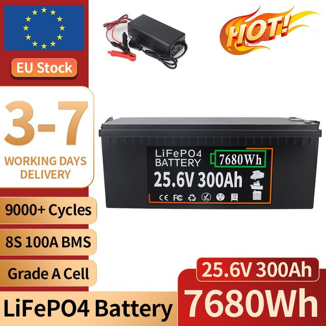 Likctt LiFePO4-Batterie mit integriertem 100A BMS für Solar-Heimenergiespeicher - Bild 1