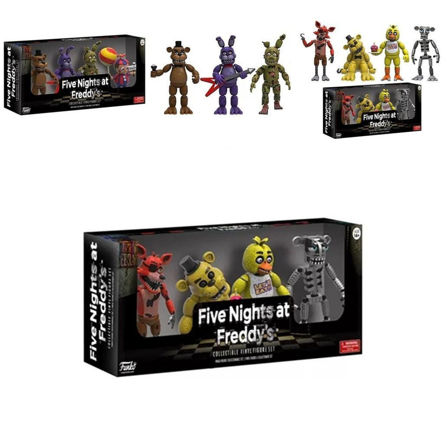 FernGlade Five Nights At Freddy's Pizza Simulator Actionfiguren 4-teiliges Set - Bild 4