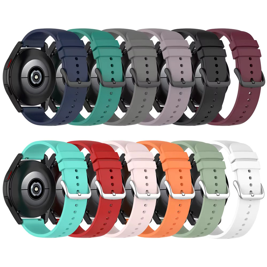 Huami Uhrenarmband Silikon, Schwarz, Unisex - Bild 4