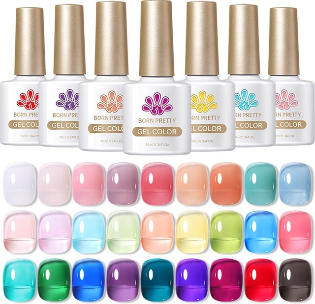 BORN PRETTY Nagellack, Nude, 10 ml, Glänzend - Bild 1