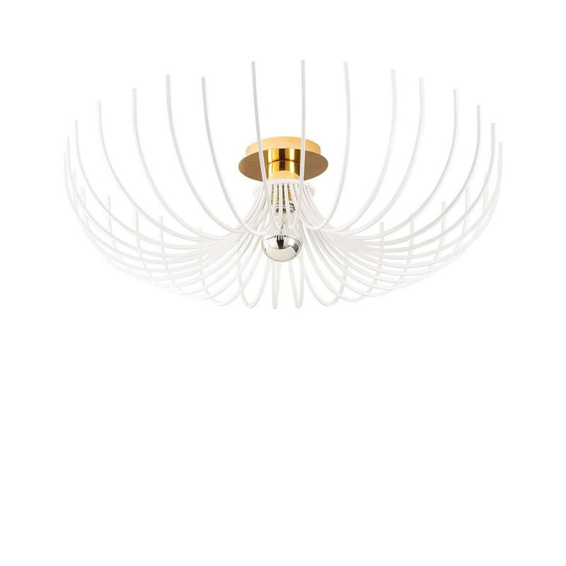 Opviq Deckenleuchte Aspendos in Weiß aus Metall mit E27 Fassung, B/H/T: 56 x 16 x 56 cm - Bild 2