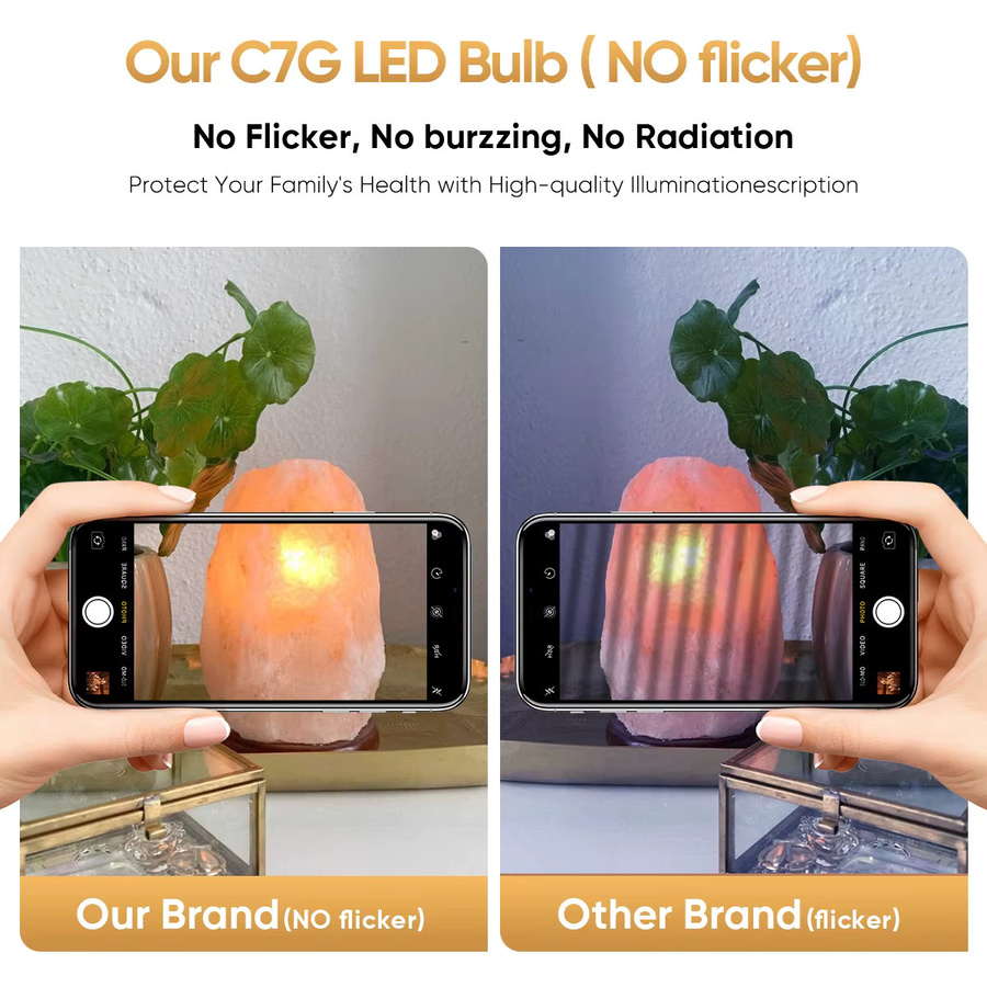 Grensk LED Kerzenlampe E12 in Warm Weiß mit 0,5W für dekorative Beleuchtung - Bild 2
