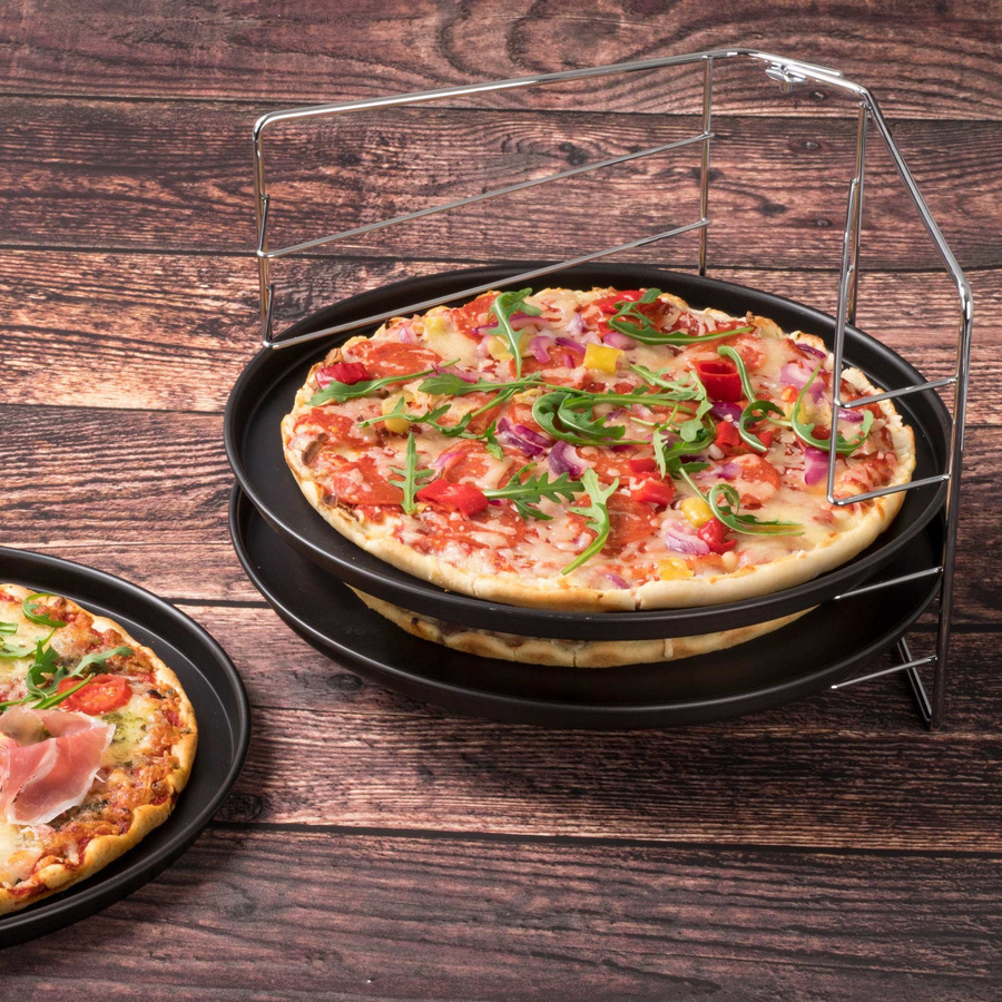 Zenker Pizza-Set Special Countries, 4-teilig, Schwarz, Durchmesser: 29 cm, Antihaftbeschichtung - Bild 2