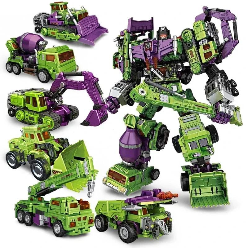 Yiran toy 1 Transformers 6 in 1 Devastator Actionfigur Kran 44cm - Bild 2