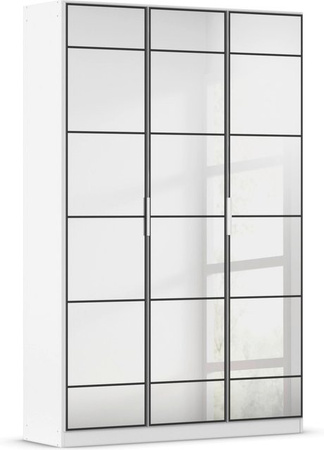 RAUCH ORANGE Acero Garderobenschrank mit Schiebetüren in Weiß, B/T/H: 136 x 41 x 210 cm