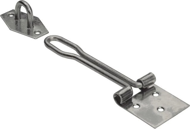 Hettich Drahtüberfalle aus Stahl, verzinkt, Silber, B: 25 mm, H: 80 mm - Bild 1