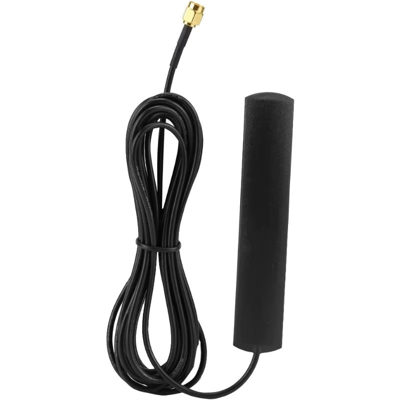 NOWEPOCH LORA Patch-Antenne für IoT Fahrzeuge, 5dBi, 868MHz & 915MHz, 824-960MHz, SMA-Stecker, Schwarz - Bild 1