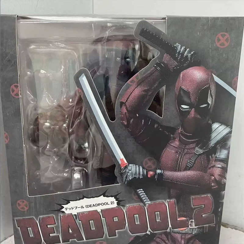 Bandai Deadpool Actionfigur aus PVC in Rot, 16 cm Höhe, Anime Modell für Sammler und Dekoration - Bild 5