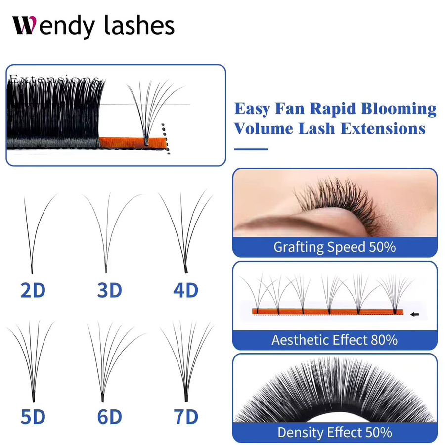 Wendy Lashes Wimpernverlängerung, Black, Unisex, Natürlich - Bild 3