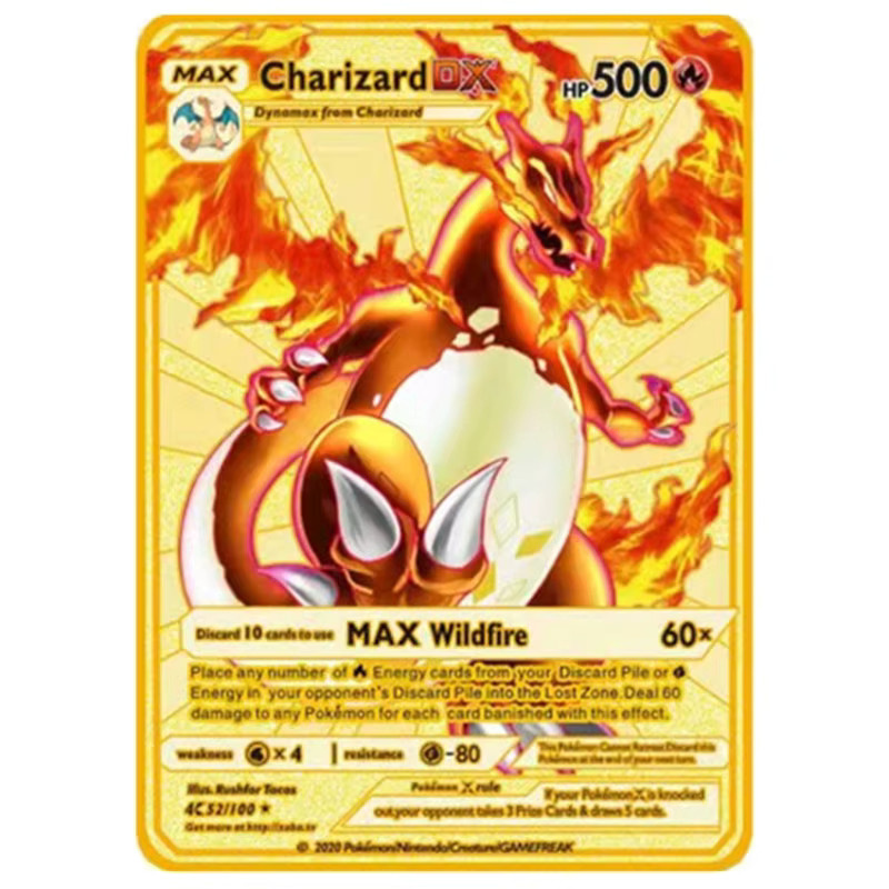 TAKARA TOMY Pokémon Englische Metallkarte, Glänzend, Bunt / Mehrfarbig - Bild 2
