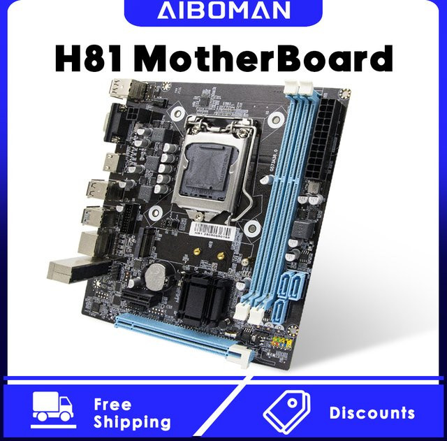 Colorful H81M-K PLUS V23B Motherboard in Rot Schwarz mit LGA1150, H81 Chipsatz und DDR3 RAM Unterstützung - Bild 1