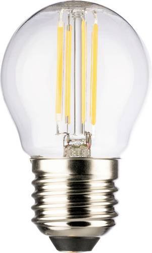 Müller-Licht LED Filament Leuchtmittel E27 Tropfenform in Transparent, 4 W entspricht 40 W, Warmweiß - Bild 1