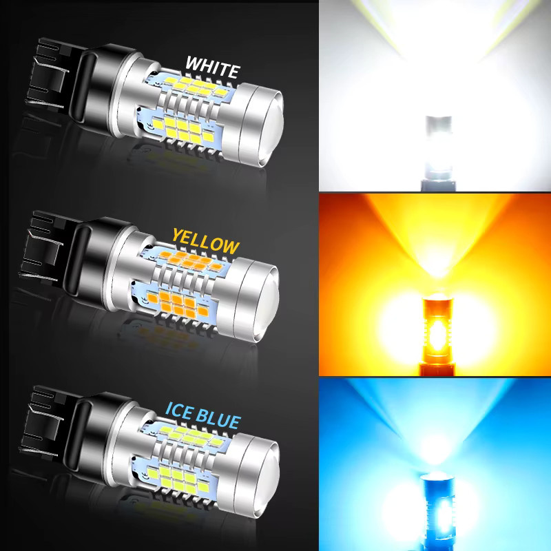 APMATAUTO 2er Set T20 7440 W21W W21/5W 7443 LED Autolampen mit 30-SMD für Bremslicht und Tagfahrlicht - Bild 4