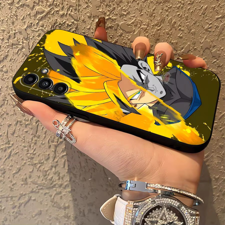 Weiche Handyhülle Dragon Ball Goku in Schwarz für Samsung Galaxy A-Serie - Bild 3
