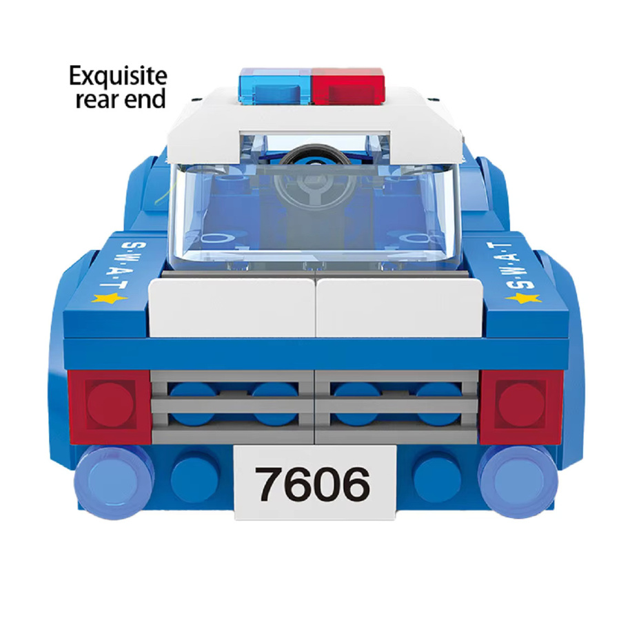 Mitty Polizeiauto, Baustein Spielzeugset, Bunt / Mehrfarbig, Blau - Bild 2