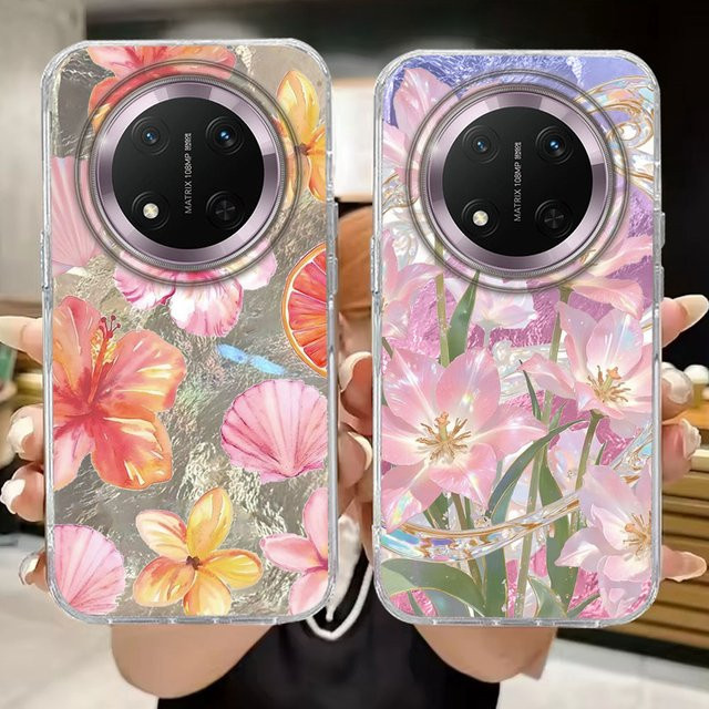 Lily Flower Print Handyhülle für Honor X9c X9a X9b X8a X8b X8c X6c X7b X7c 400 200 90 Smart Pro Magic7 6 5 70 Lite in Multicolour - Bild 1