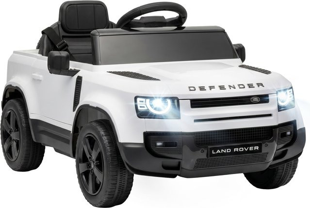 Aosom Land Rover Elektrisches Kinder-SUV Batterieauto, Weiß, ab 3 Jahre - Bild 1
