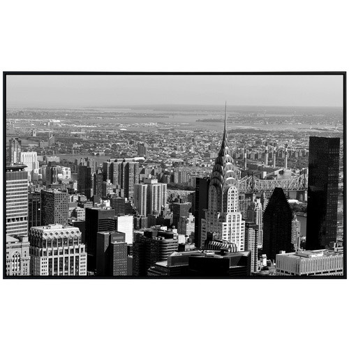 papermoon Infrarotheizung EcoHeat - New York Schwarz Weiss mit Matt-Effekt und App-Steuerung - Bild 2