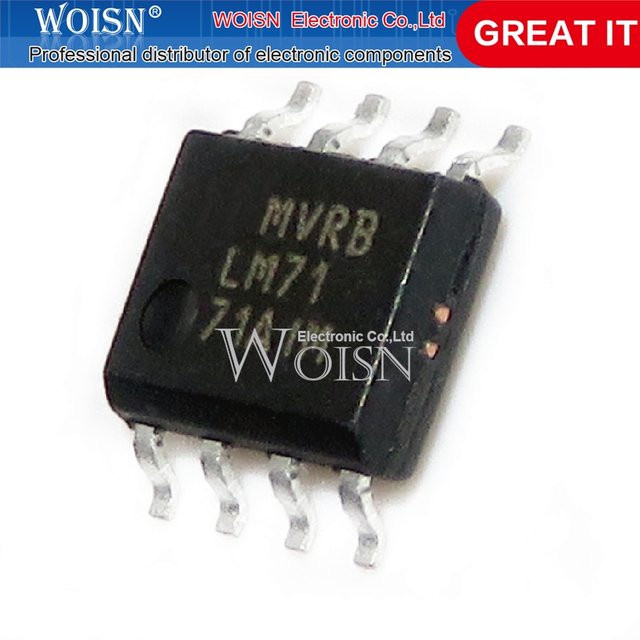 10 Stück Chipsatz LM7171AIM in Schwarz, SOP-8 Gehäuse - Bild 1