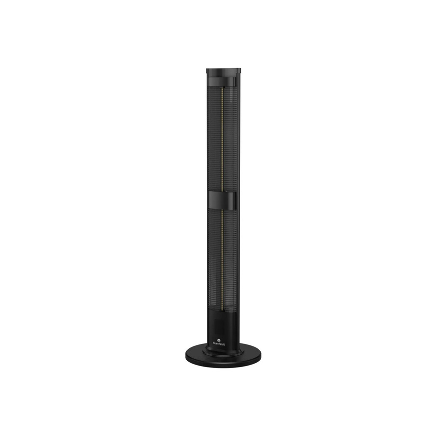 Blumfeldt BlazeTower Standheizer 3000 W für den Außenbereich mit 3 Heizstufen, IP45, Fernbedienung und Timer, Schwarz - Bild 2