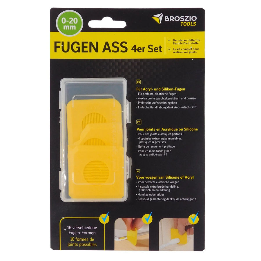 Broszio Fugen Ass 4er-Set in Gelb für 0-20 mm - Bild 2