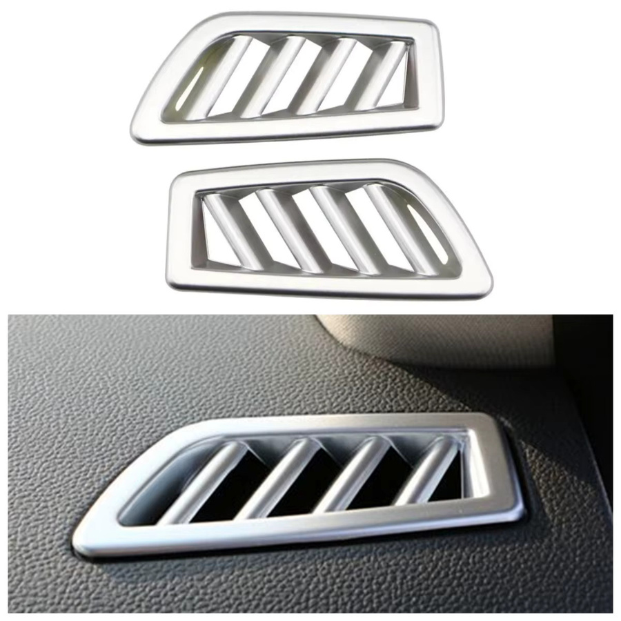Dekorative Auto Luftauslass Abdeckung für Renault Koleos und Samsung QM6 2016-2022, Farbe: Silber, Material: ABS - Bild 2