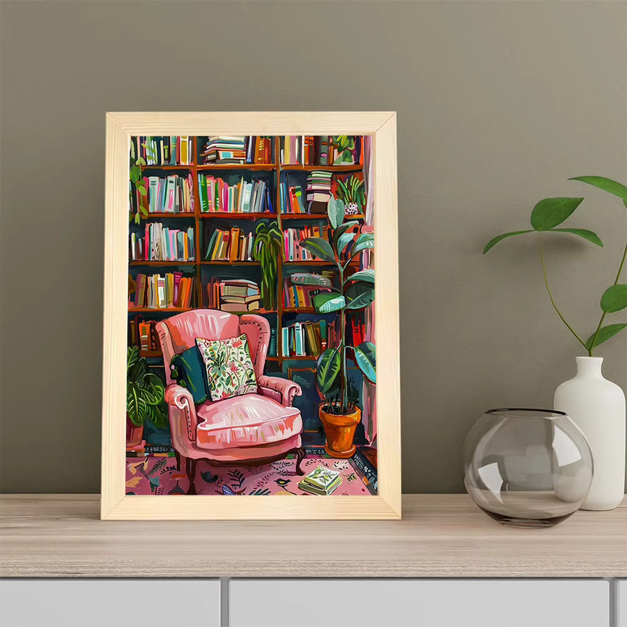 Evershine Kreuzstich Stickerei Set mit floralem Landschaftsbild in Multicolour, bedruckte Leinwand für Handarbeiten, B/H: 30 x 30 cm - Bild 3