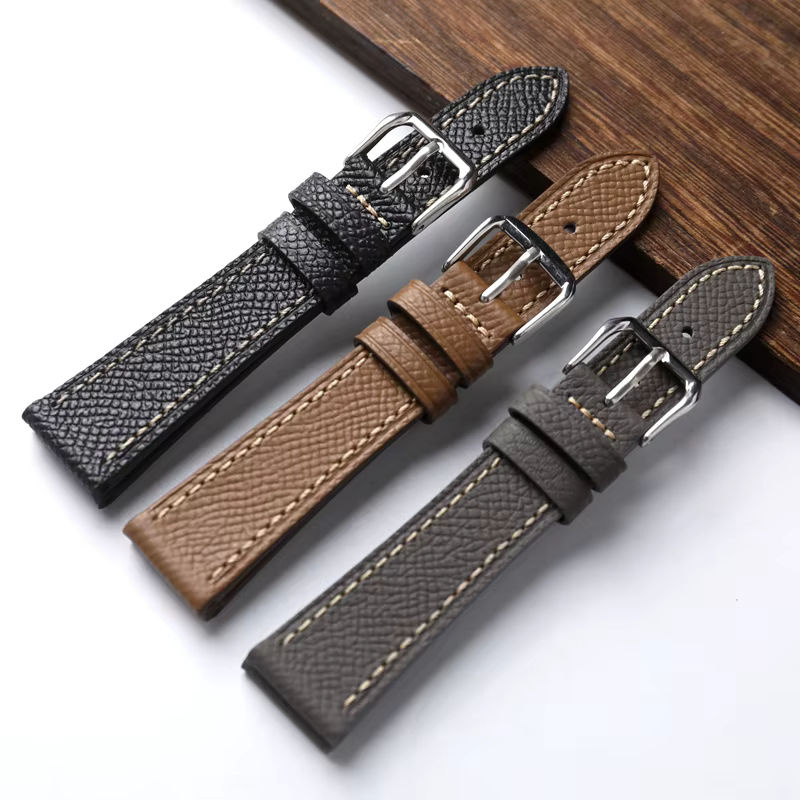 Raystray Uhrenarmband Palmkornleder, Herren, Schwarz - Bild 2