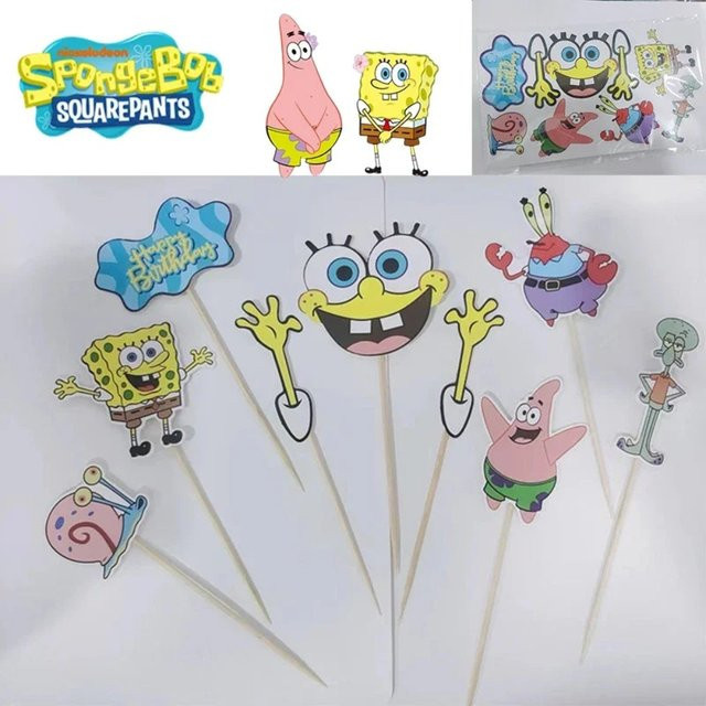Potdemiel SpongeBob Patrick Tortendekoration, 1-teiliges Set - Bild 1