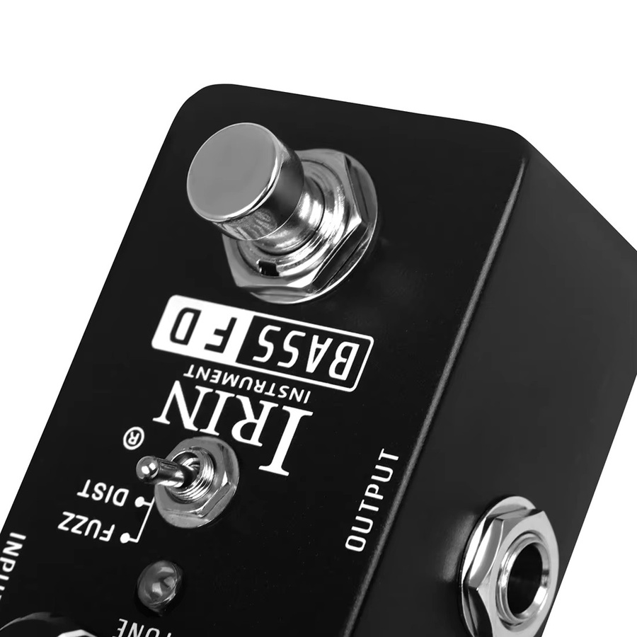 IRIN Bass FD E-Gitarre Effektpedal Bass Fuzz Full Gain Madness True Bypass in Schwarz - Bild 3