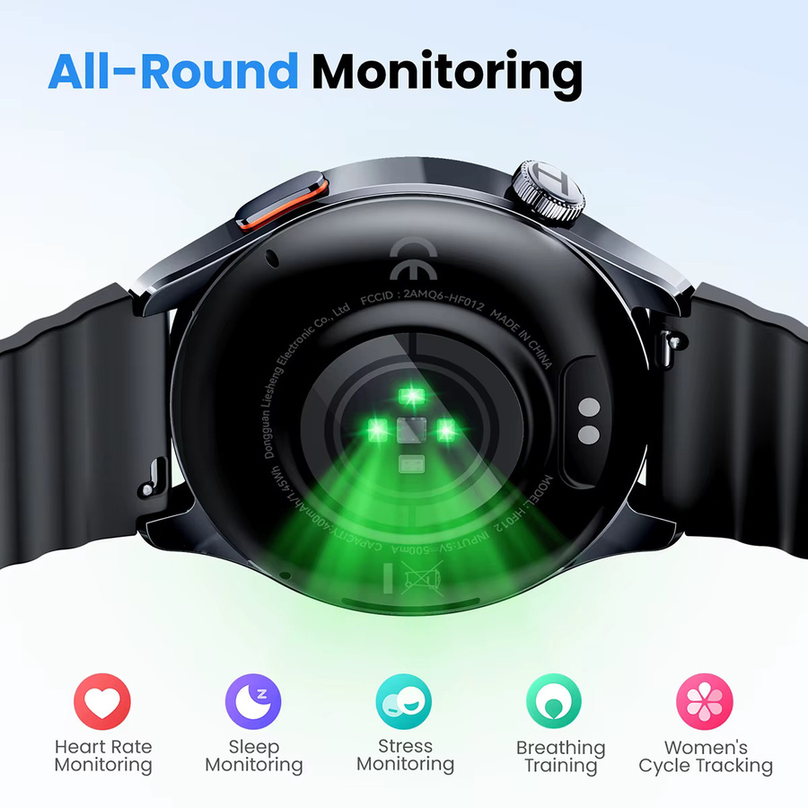 HAYLOU Smartwatch, GPS, Schwarz, Silikon, Unisex - Bild 4