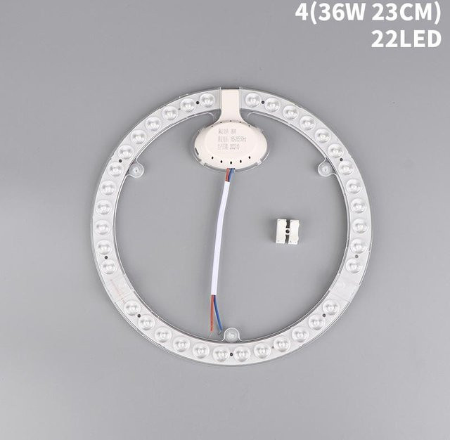 Technicolor LED-Ring-Panel Deckenleuchte in Weiß, Durchmesser: 23 cm, 36 W - Bild 1