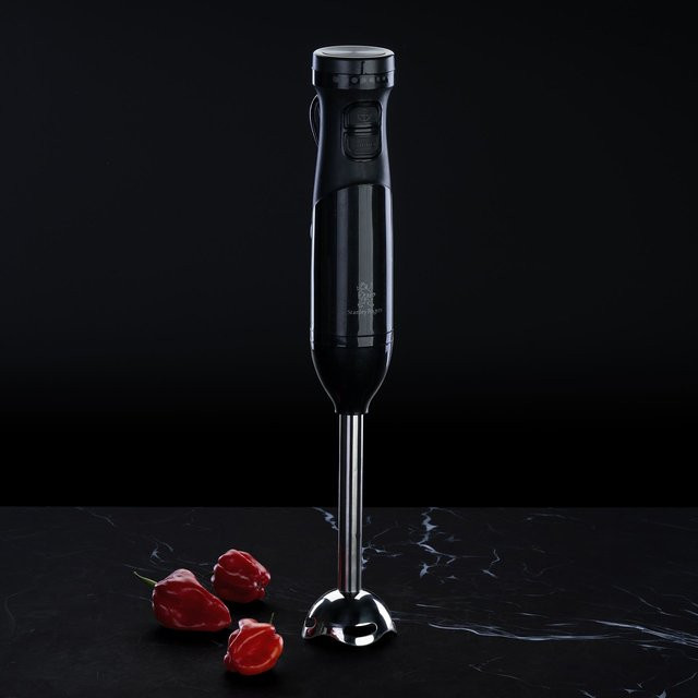 Stanley Rogers Stabmixer 4-teilig aus Edelstahl in Schwarz und Silber mit 600W - Bild 1