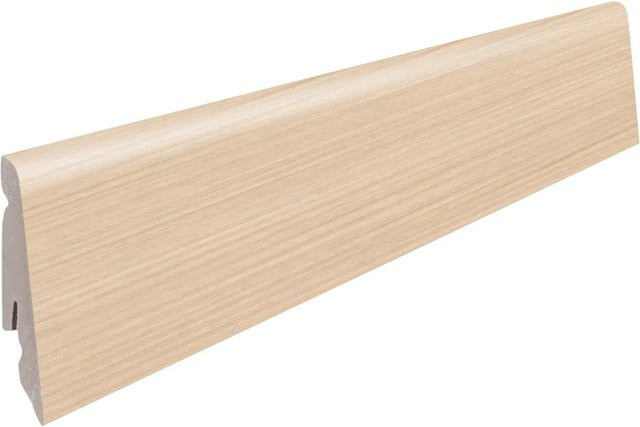 Living by Haro Sockelleiste aus MDF in Ahorn, Farbe Beige/Braun, H x B x T: 58 x 1,9 x 220 cm - Bild 1