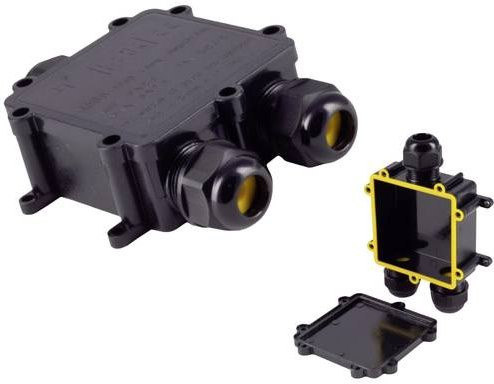 BKL Electronic Kabelverbinder Schwarz L: 13,8 cm, B: 10,6 cm, H: 3,75 cm - Bild 1