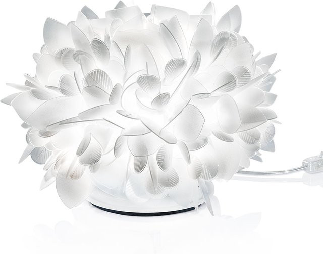 Slamp Veli Foliage Tischleuchte in Weiß mit LED-Filament und Opalflex® Material - Bild 1