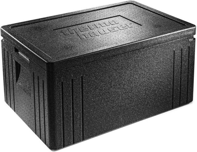 Thermohauser EPP-Thermobox Eco Line GN 1/1 mit Deckel, 45 Liter, Schwarz, B/T/H: 40 x 60 x 30,5 cm - Bild 1