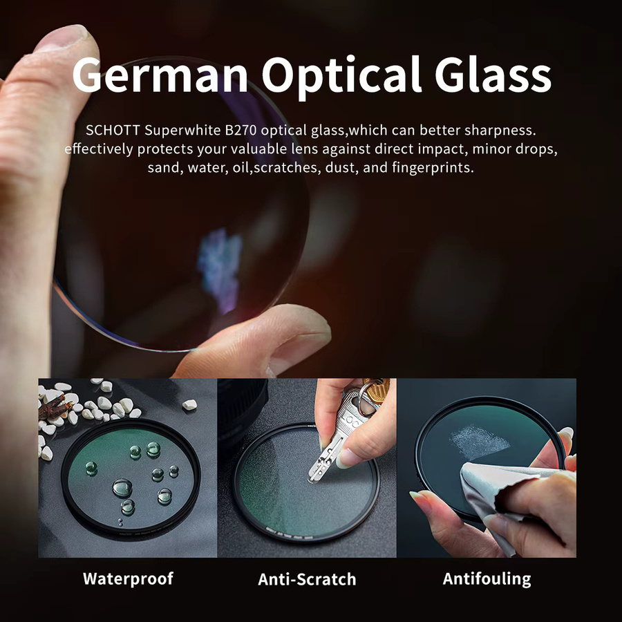 Meco MRC GND Filter Soft RGND8/16 Magnetisch für Canon Sony Nikon Fuji Sigma Objektive in Schwarz - Bild 4