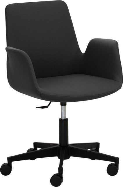 Drehbarer Sessel Mayer Sitzmöbel 2010 mit Armlehnen aus Polyester in Schwarz, B/T/H: 65 x 65 x 82 cm - Bild 1