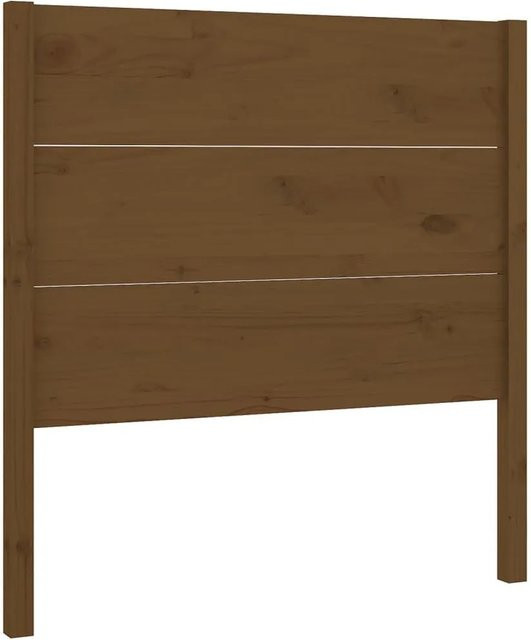 vidaXL Kopfteil aus Kiefer-Massivholz in Honigbraun, rustikales Bettgestell, B: 81 cm, H: 100 cm, T: 4 cm - Bild 1