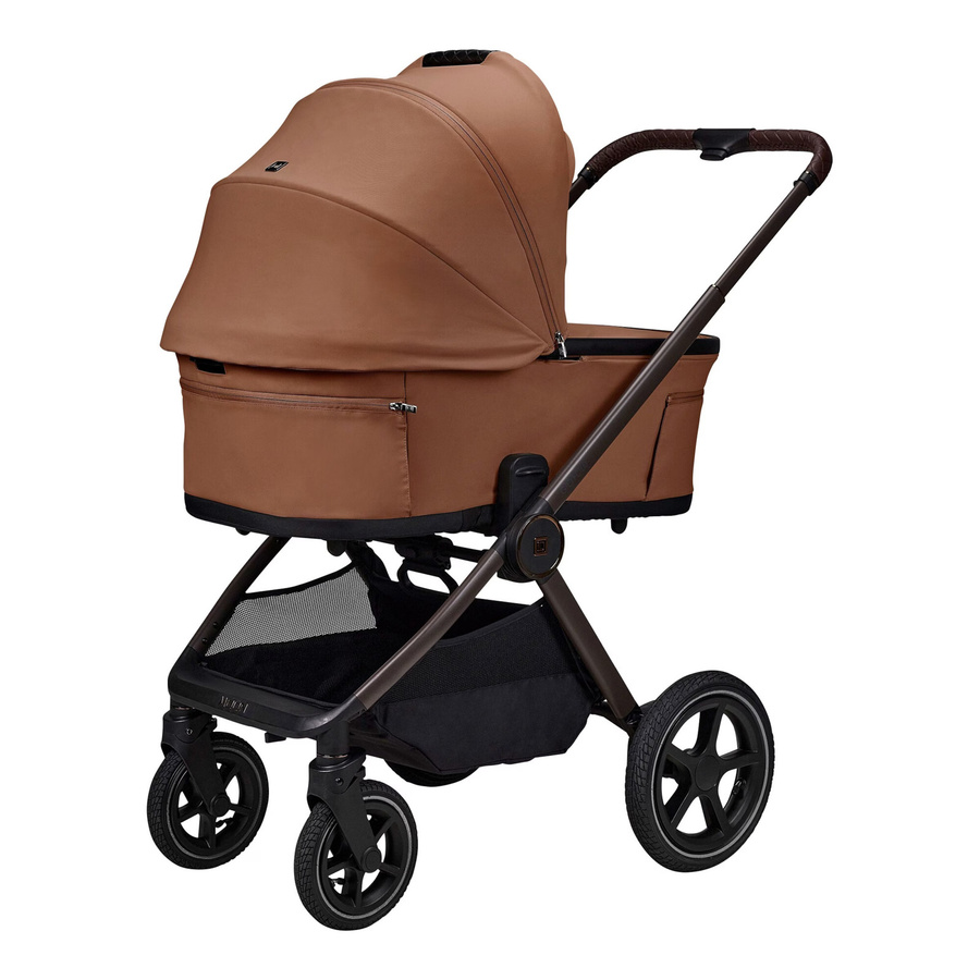 Moon Diamond Kombikinderwagen GIO FOLD Air in Braun mit Federung und Aluminiumgestell - Bild 2