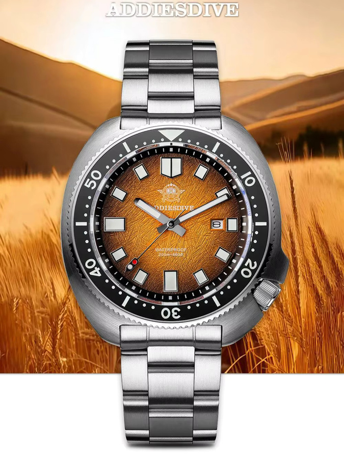 ADDIESDIVE Armbanduhr, Quarz, Edelstahl, Saphirglas, 20 ATM, Herren - Bild 5